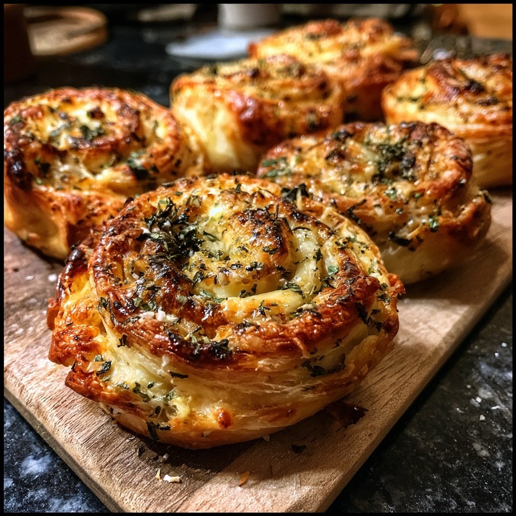 Super Bowl Puff Pastry Pinwheels