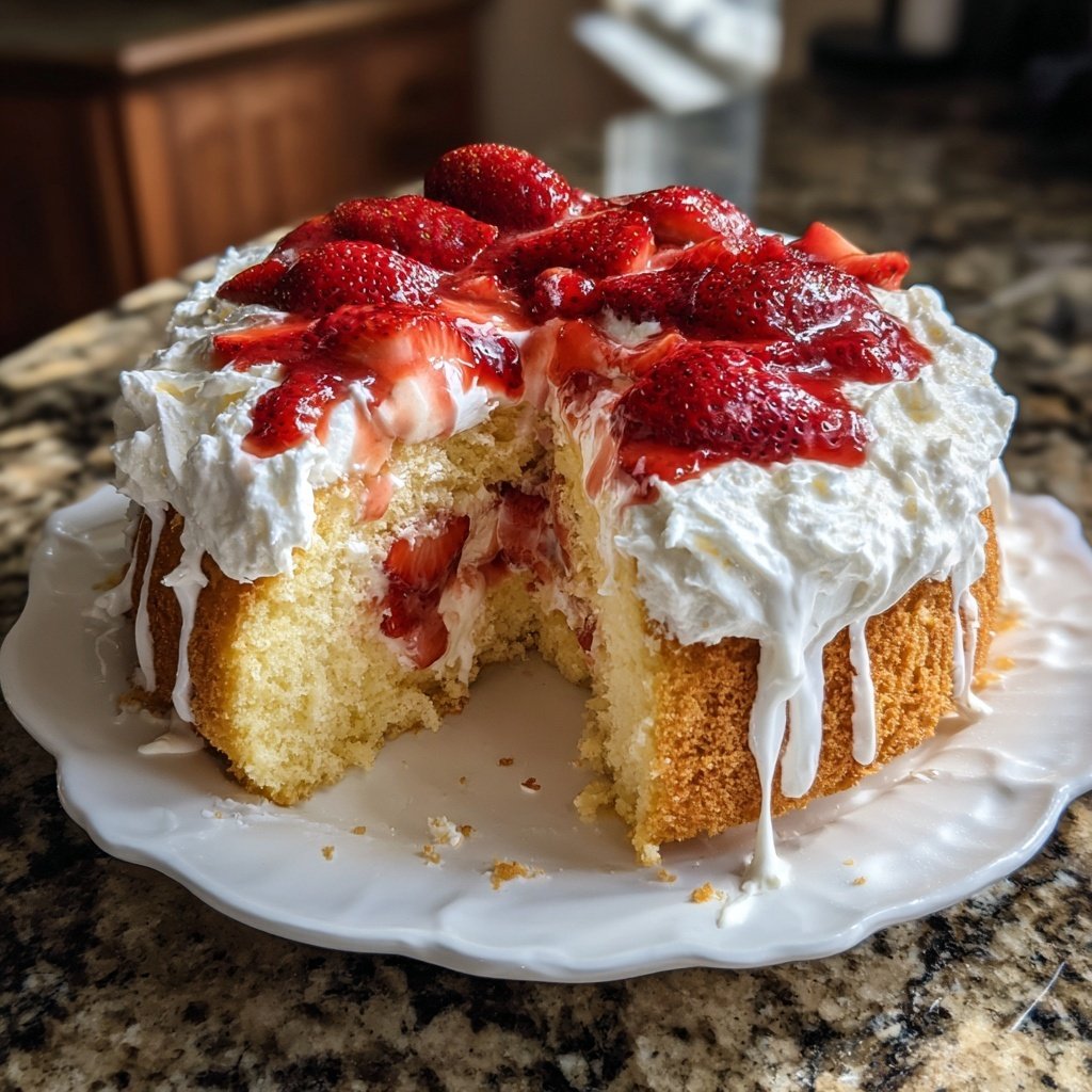 Strawberry Shortcake With Pound Cake