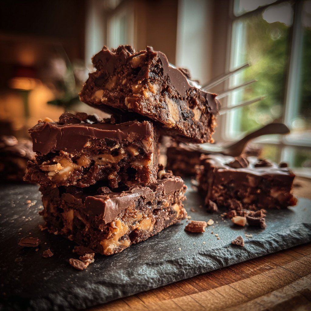 Chocolate Almond Butter Squares