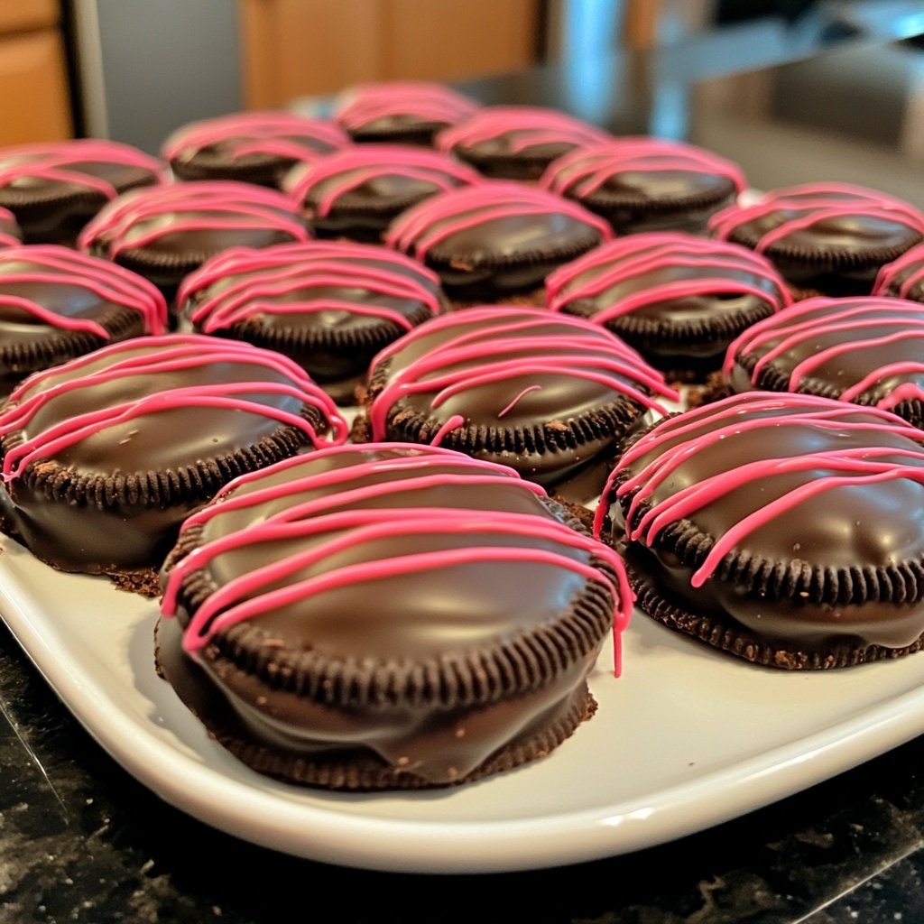 Valentines Treats Chocolate Covered Oreos