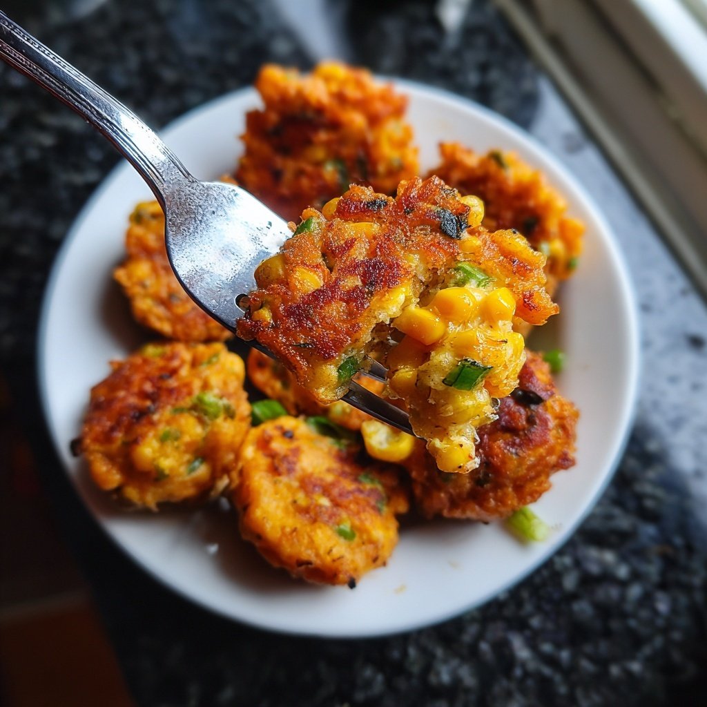 Jamaican Sweet Corn Fritters