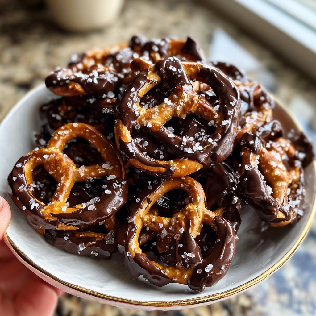 Chocolate Dipped Pretzels