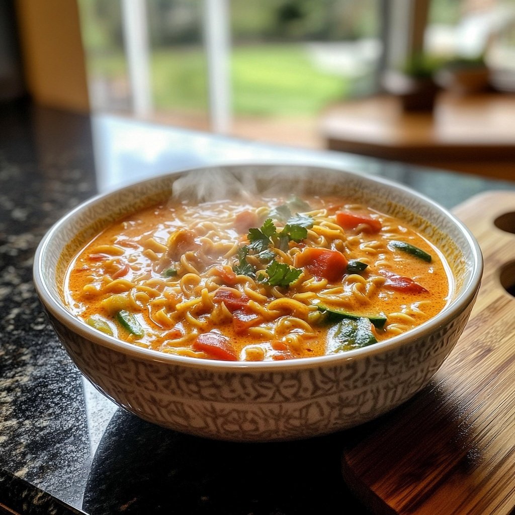 Thai Red Curry Noodle Soup