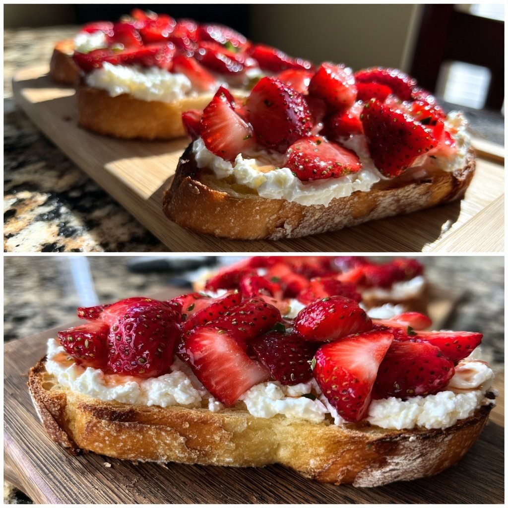 Strawberry Ricotta Toast