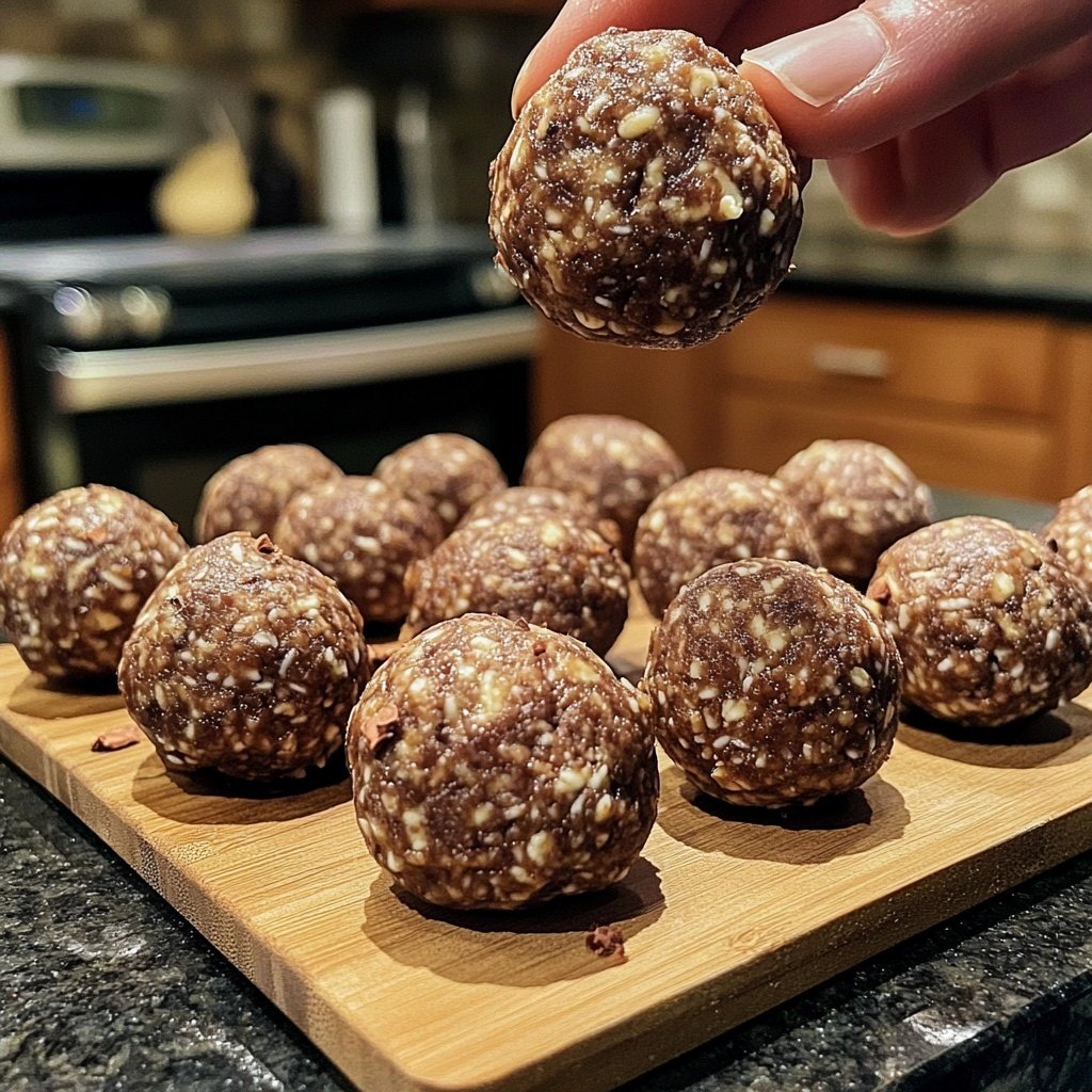 Protein Balls with Cocoa Nibs