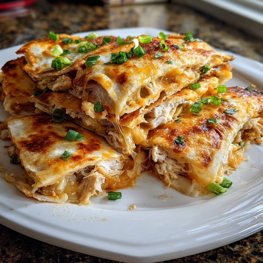 Rotisserie Chicken Quesadilla Bake