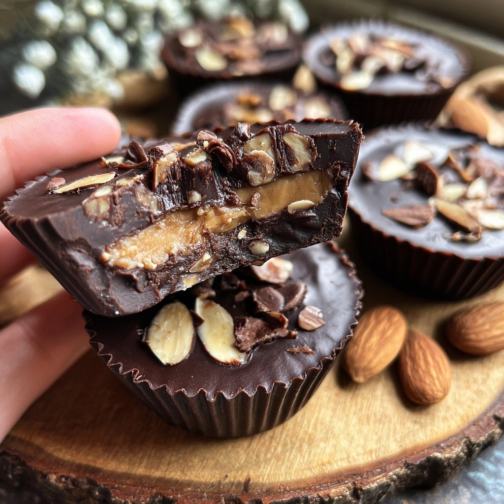 Chocolate Almond Butter Cups